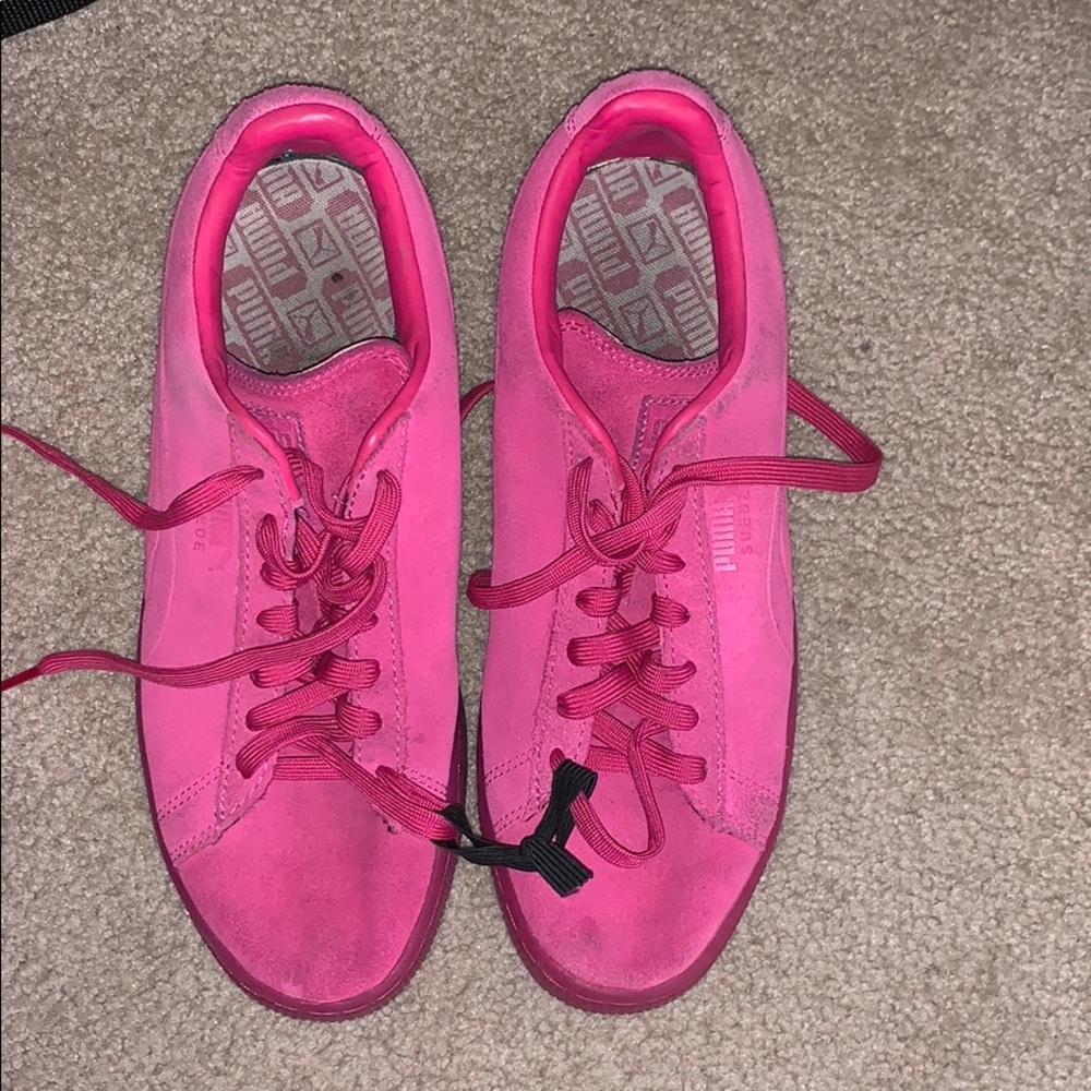 Puma suede shoes